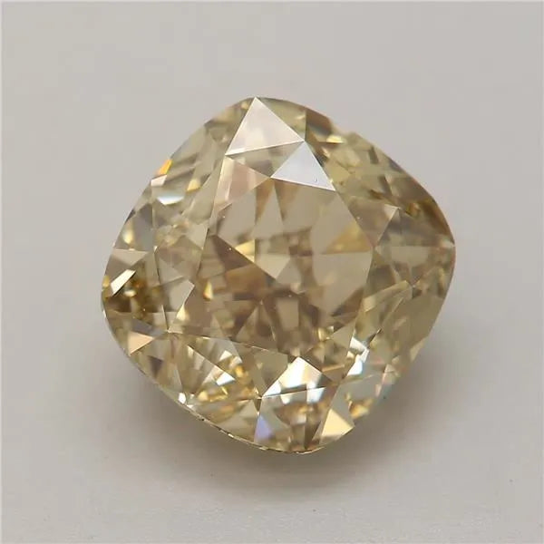 2.52ct Cushion brilliant Natural Diamond (Colour Fancy Brownish Yellow, Clarity VVS2, GIA Certified)