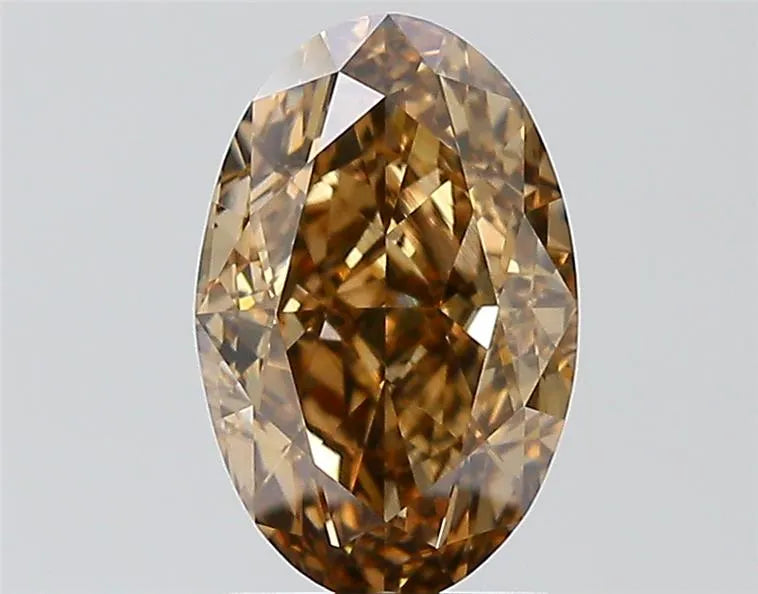 2.51ct Oval Natural Diamond (Colour Fancy Dark, Clarity VVS2, GIA Certified)