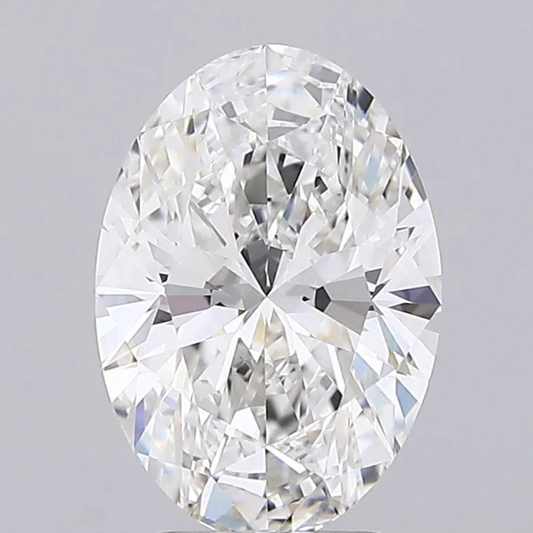 3.16ct Oval Lab Grown Diamond (Colour F, Clarity VVS2, IGI Certified)