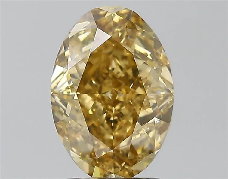 2.61ct Oval Natural Diamond (Colour Fancy, Clarity VS1, GIA Certified)