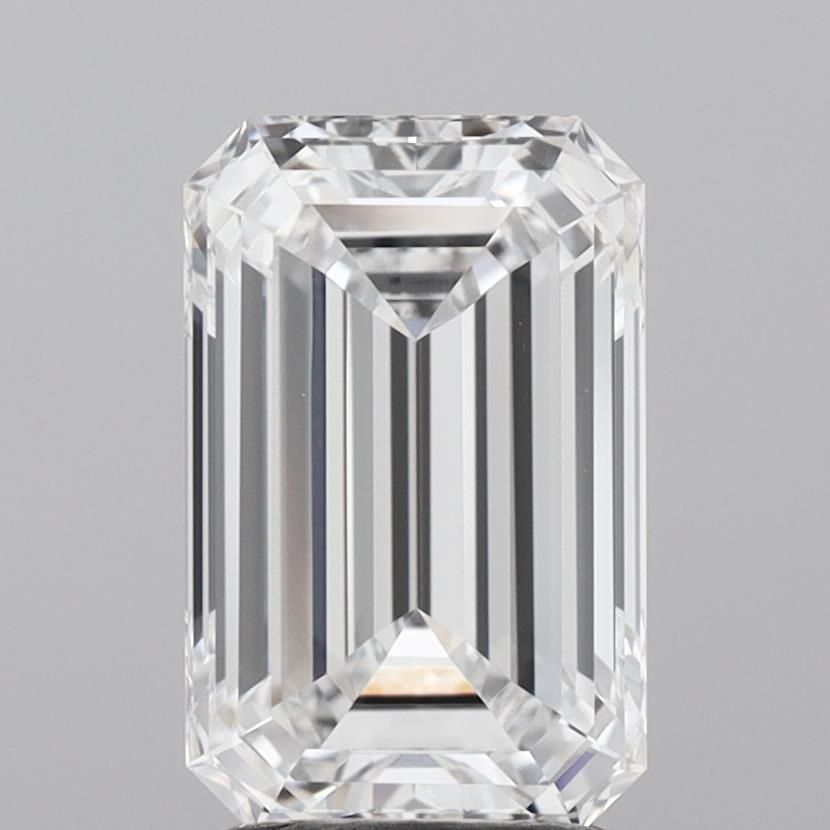 2.55ct Emerald Lab Grown Diamond (Colour E, Clarity VVS2, IGI Certified)