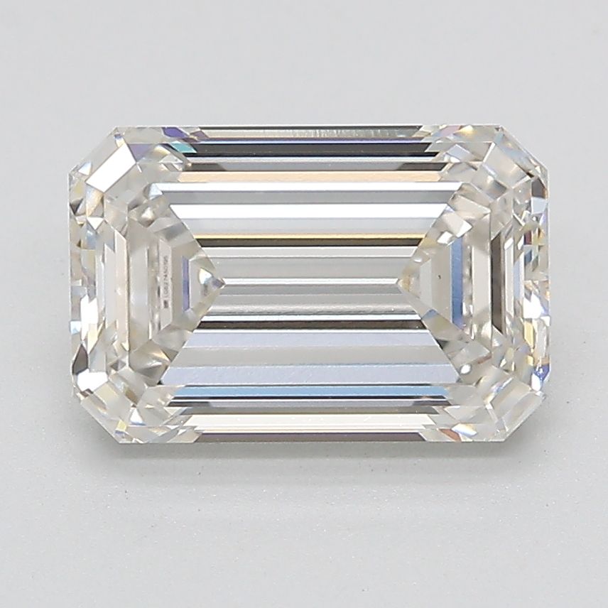 2.73ct Emerald Lab Grown Diamond (Colour G, Clarity VVS2, IGI Certified)