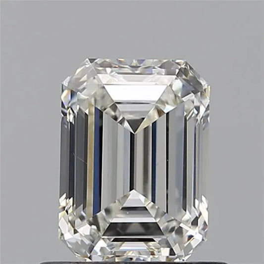 0.71ct Emerald Natural Diamond (Colour G, Clarity VVS2, GIA Certified)