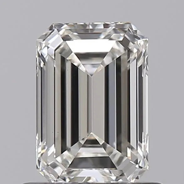 0.72ct Emerald Lab Grown Diamond (Colour G, Clarity VVS2, IGI Certified)