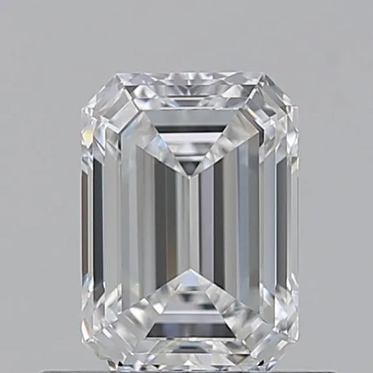 0.72ct Emerald Natural Diamond (Colour E, Clarity VVS1, GIA Certified)
