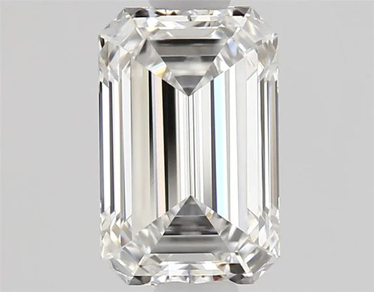 0.82ct Emerald Natural Diamond (Colour E, Clarity VVS1, GIA Certified)