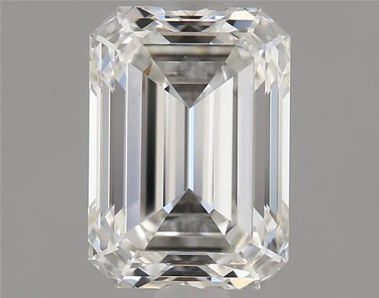 0.87ct Emerald Natural Diamond (Colour G, Clarity VVS2, GIA Certified)