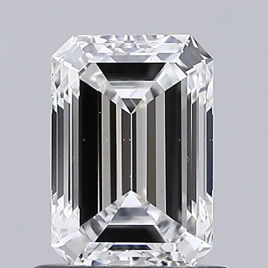 0.88ct Emerald Lab Grown Diamond (Colour E, Clarity VS2, IGI Certified)