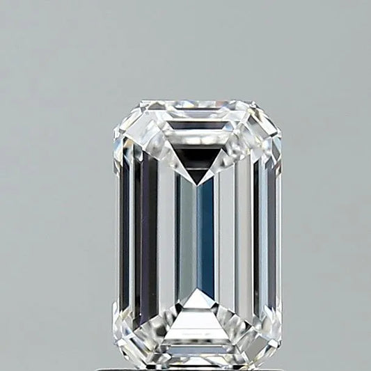 1.24ct Emerald Lab Grown Diamond (Colour E, Clarity VVS2, IGI Certified)