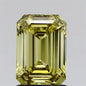 1.41ct Emerald Lab Grown Diamond (Colour Fancy Intense Yellow, Clarity VS1, Cut GD, IGI Certified)