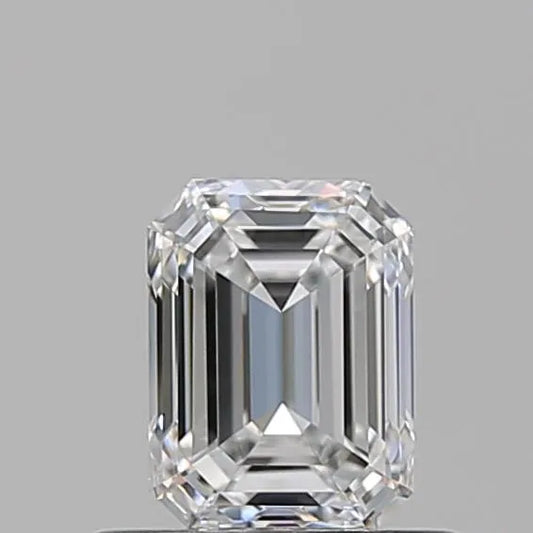 0.71ct Emerald Natural Diamond (Colour E, Clarity VVS1, GIA Certified)